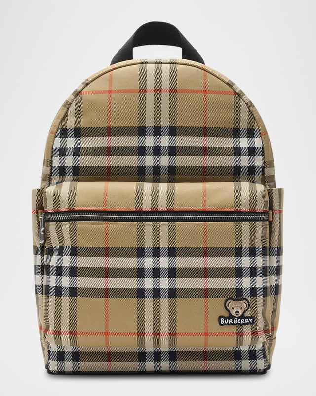 Kid's Huey Medium Check Backpack